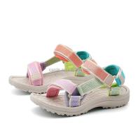 Nuevas sandalias para niños 30-38, zapatillas de playa de verano para el regreso a la escuela, zapatos bonitos de arcoíris para niños y niñas, precio bajo - details 1