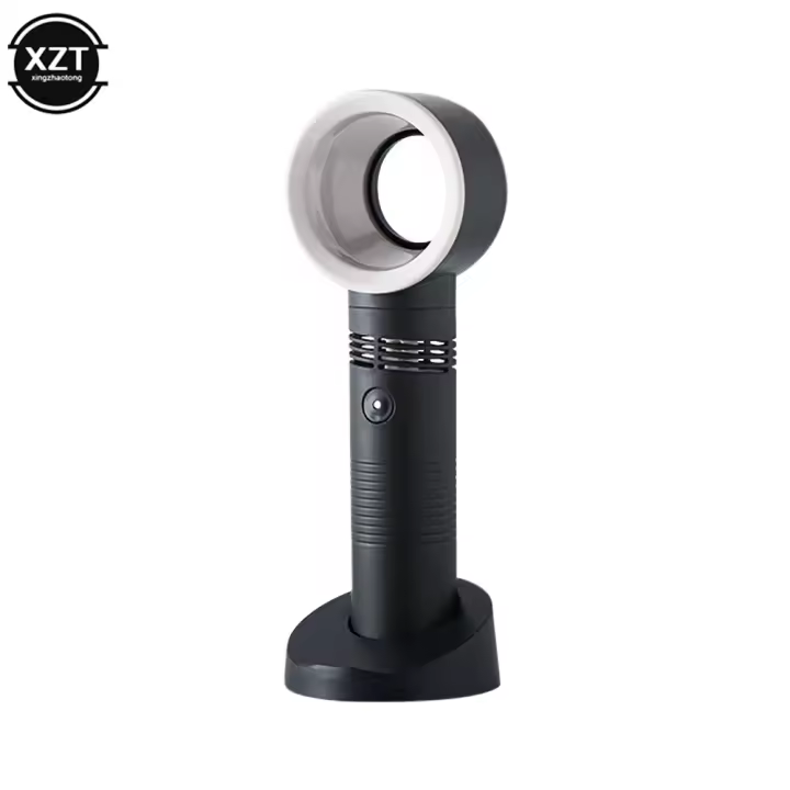 Ventilador de refrigeración portátil sin Aspas, Enfriador de Aire sin Hojas, recargable por USB, 3 niveles de velocidad, para Verano - 1