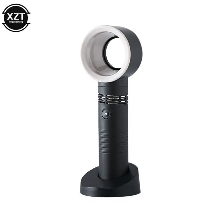 Ventilador de refrigeración portátil sin Aspas, Enfriador de Aire sin Hojas, recargable por USB, 3 niveles de velocidad, para Verano - 1