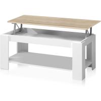 Mesa de Centro Elevable Mesa Auxiliar de Roble Canadiense Acabado en Roble - details 12