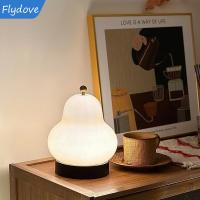 Lámparas de mesa recargables creativas en forma de pera Iluminación táctil, diseño original para el hogar, decoración de dormitorio, luz nocturna LED para mesita de noche, luz de escritorio de estudio - details 6