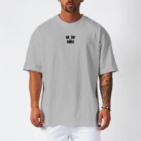 Muscleguys Camiseta de Verano Transpirable y Secado Rápido Estampado de Letras Oversize Manga Corta - details 7
