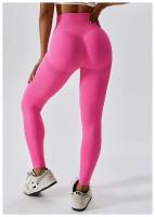 Pantalones de Yoga sin costuras para mujer, mallas Push Up de cintura alta, ajustados, de secado rápido, elásticos, para entrenamiento - details 11