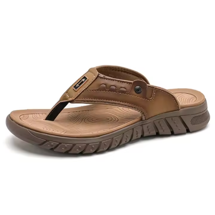 Zapatillas de Hombre de Verano Informales Zapatos de Playa con Punta Abierta, Suelo Suave, Sandalias Cómodas para Vacaciones Interiores, Antideslizantes y a la Moda - 1