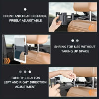 Soporte Universal para tableta de coche, reposacabezas para asiento trasero, soporte para iPad Air Mini Pro, 4-13 pulgadas, rotación de 360 grados, almohada trasera, abrazadera para teléfono - details 3