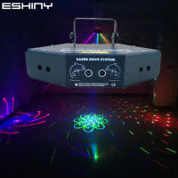 Luz de Efecto de DJ ESHINY Proyector de 180 Patrones de Láser RGB para Escenario y Barra de Baile Sistema de Luces de Fiesta DMX512 G14N6 - details 0