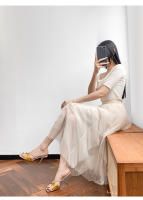 Sandalias populares del bosque de álamo de diamantes de imitación tacones altos de aguja para mujer desgaste de una palabra - details 17