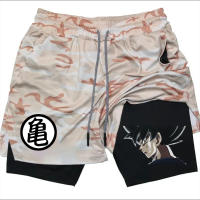 Pantalones Cortos de Verano para Hombres Versátiles, Secado Rápido, Estampado de Anime, Personalidad Casual Everyday - details 7