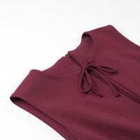 Elegante Vestido Mini A-line con Lazos de Encaje Moda de Calle Alta para Mujeres - details 2
