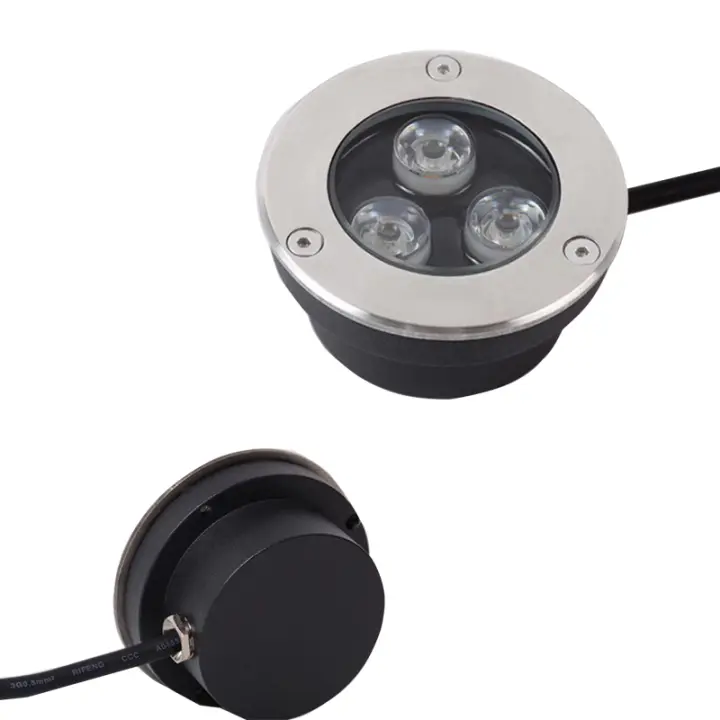 Luz de Ruta LED Intermitente Impermeable IP67 Decoración de Jardín de Acero Inoxidable - 1