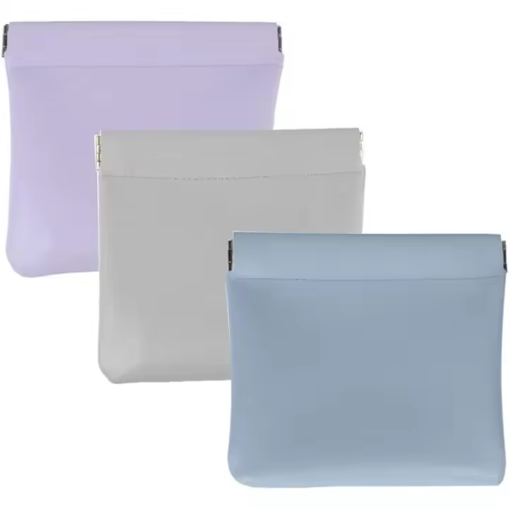 Bolsa de Cosméticos de Cuero Mini Paquete de 3 Bolsa de Viaje Impermeable Multifuncional para Maquillaje Bolsa de Maquillaje Portátil para Mujer - 1