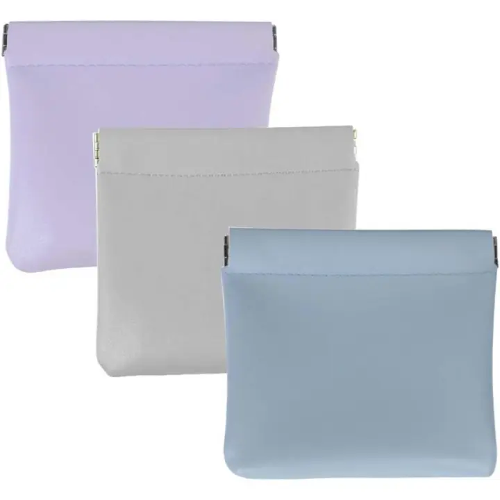 Bolsa de Cosméticos de Cuero Mini Paquete de 3 Bolsa de Viaje Impermeable Multifuncional para Maquillaje Bolsa de Maquillaje Portátil para Mujer - 1