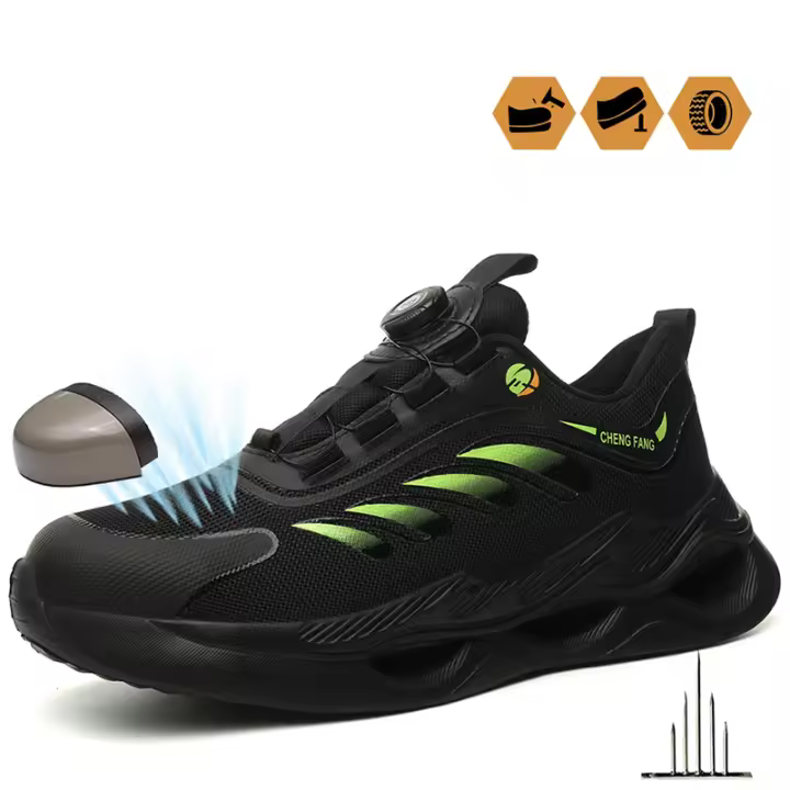 Calzado de seguridad impermeable Suela de goma antideslizante Calzado de trabajo Antiperforación Botas de seguridad industrial Calzado deportivo de exterior - 1