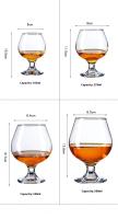 2 uds europeo XO whisky vino cola Brandy cerveza Vodka Margaret copa gran barriga copa coñac Bar Drinkware - details 2