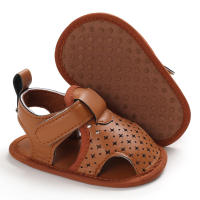 Sandalias De Verano Para Bebé Niño Casual Antideslizantes Cuero Suela De Goma Tallas Para Niños De 3 a 18 Meses - details 37