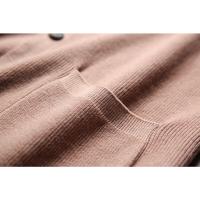 Suéter Tejido Grande Para Hombres Cardigan Chaleco Otoño Invierno Suéter Grueso Suelto Estilo Casual Cuello En V Sin Mangas - details 13