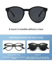 6 en 1 hombres personalizados mujeres polarizadas ópticas imán magnético gafas de sol Polaroid Clip en marco de gafas de sol - details 2