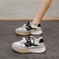 Zapatos de entrenamiento alemanes con suela de plataforma para mujer 2025 primavera nuevo color a juego Forrest Gump zapatos casual versátil antideslizante correr deportes papá zapatos - details 4