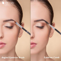 Brocha de Cejas DUcare Herramienta de Maquillaje 2 en 1 con Cepillo de Pestañas de Doble Punta Ángulo para Sintéticos - details 4