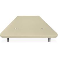 Base Tapizada 3D Extra Reforzada, Resistente y Robusta, con Barras de Refuerzo y 6 Patas metálicas roscadas de 25cm, 150x190, Beige - details 1