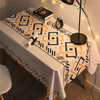 Mantel de comedor con cubierta de mantel Rectangular, impermeable, geométrico Simple, estilo nórdico - details 9
