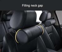 Cojín de asiento de cuero para coche Almohada de cuero para cuello y espina dorsal - details 3