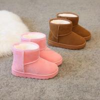 Nuevas botas de nieve de princesa de dibujos animados a la moda, zapatos de invierno de piel esponjosa para niñas, precio bajo para niños - details 1