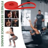 Banda de Resistencia para Fitness de 81 Pulgadas Expansor Elástico de Goma Rojo para Yoga y Gimnasio Equipo de Tensión O6A2 - details 12