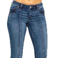 Jeans de Corte Medio para Mujer 2025 Pantalones Casuales de Denim Elástico para Talla XS-4XL - details 7