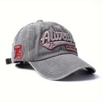 6 gorras de béisbol "SIEMPRE" - Algodón transpirable, ajuste ajustable, elegantes sombreros para el sol en colores surtidos para senderismo y viajes - details 5