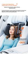 Almohada cervical para coche de 3 ejes |   Ganchos Dobles + Memoria Ortopédica |   Soporte Lumbar Ajustable |   Diseño Lateral para Dormir |   Universal para todos los coches |   Miravia España" - details 5