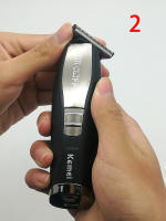 Kemei-Afeitadora eléctrica 2 en 1 para hombre, recortadora de barba y pelo de cabeza baldeada de 0mm, maquinilla de afeitar recíproca, máquina de afeitar con acabado - details 12