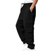 Europa y los Estados Unidos hombres nueva primavera otoño jóvenes calle hombres pantalones casuales moda suelta pantalones de tubo recto monos - details 7