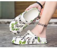 Sandalias De Hombre Talla Grande Con Suela Gruesa Antideslizante Para Playa Y Jardín EVA Cómodas Clogs Casuales Color Camuflaje - details 12