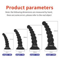 Consolador Anal con tapón Anal con ventosa fuerte, masajeador de próstata, productos para adultos, herramienta de masturbación femenina, Juguetes sexuales para pareja - details 14