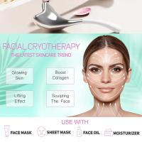 Rodillo de acero inoxidable Gua Sha Cryo para mujer, masajeador de cara y ojos, herramientas para el cuidado de la piel Facial, regalos - details 9
