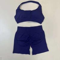 Sistema de 2 piezas de pantalones cortos de impacto, sistema de yoga sin costuras, sujetador deportivo camisola, ropa Fis, gimnasio Tre - details 20