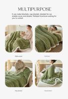 Manta cálida de terciopelo esponjoso para dormir, mantas suaves y cómodas de lana de Coral para la cama, manta gruesa cálida y acogedora para otoño e invierno, nueva - details 7