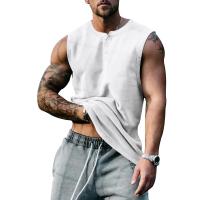 Camiseta sin mangas informal sólida de verano para hombre, camiseta sin mangas para culturismo, camisetas sin mangas de gran tamaño para gimnasio, camiseta de baloncesto, chaleco, ropa para hombre - details 0