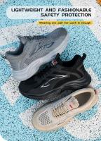 Zapatos de Seguridad de Acero Ligero y Transpirable Mocasines de Trabajo Inolvidables para Hombres - details 1