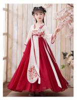 Disfraz Tang antiguo Hanfu para niños, nuevo vestido de Súper Hada de estilo antiguo chino de verano para niñas pequeñas - details 8