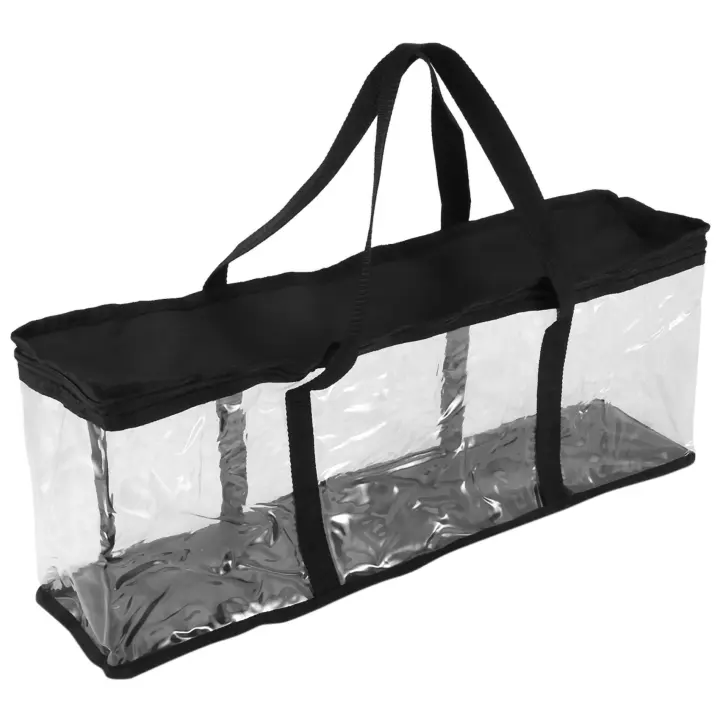 Large Clear Holds DVD CD Storage Holder Easy Zip Closure Carry Bag Organizer - 1