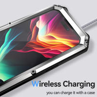 Funda de vidrio templado resistente para iPhone 15 Pro Max 15 Plus, carcasa de Metal anticaída, soporte protector de cámara, carga inalámbrica - details 4