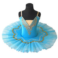 Falda de tutú de Ballet rosa, vestido de Ballet, disfraz de Lago de cisne para niños, ropa de danza del vientre, escenario profesional - details 1
