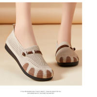 Zapatos casuales de suela blanda para mujer, zapatillas transpirables de moda para primavera y verano. - details 4