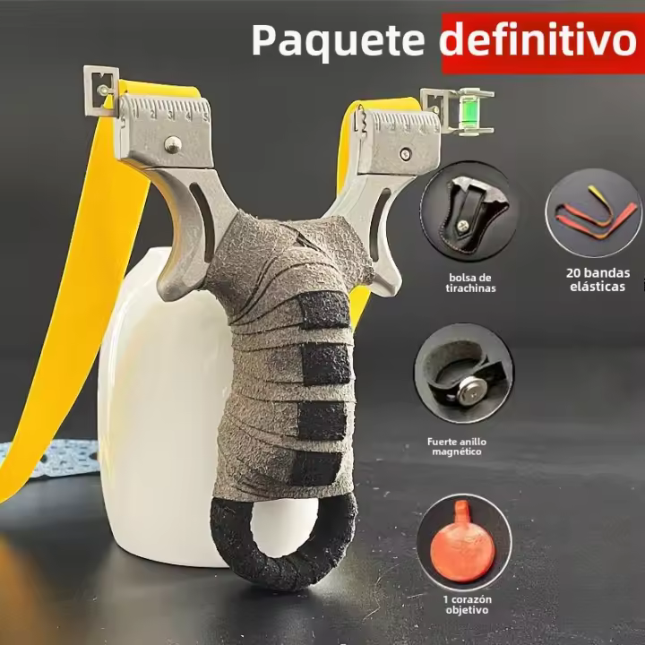 tirachinas,Aleación de aluminio cazador tirachinas al aire libre real poder de combate - 1