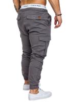 2025 Pantalones deportivos elásticos sueltos para hombre con encaje, pantalones con entrepierna abierta, moda informal - details 7