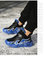 Zapatos deportivos de invierno para niños, zapatillas impermeables de cuero Pu para niños, zapatos antideslizantes para correr, botas cálidas de piel, zapatos de Trekking - details 14
