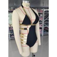 Paquete triangular de tela brillante bronceada de color sólido 2025 nuevo bikini dividido se reúne - details 16