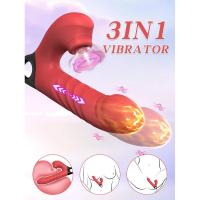 Leten-vibrador de succión de punto G 2 en 1, 15 modos, estimulador de vacío de clítoris, masajeador de pezones y vagina, juguetes eróticos, Sex shop18 para adultos - details 0